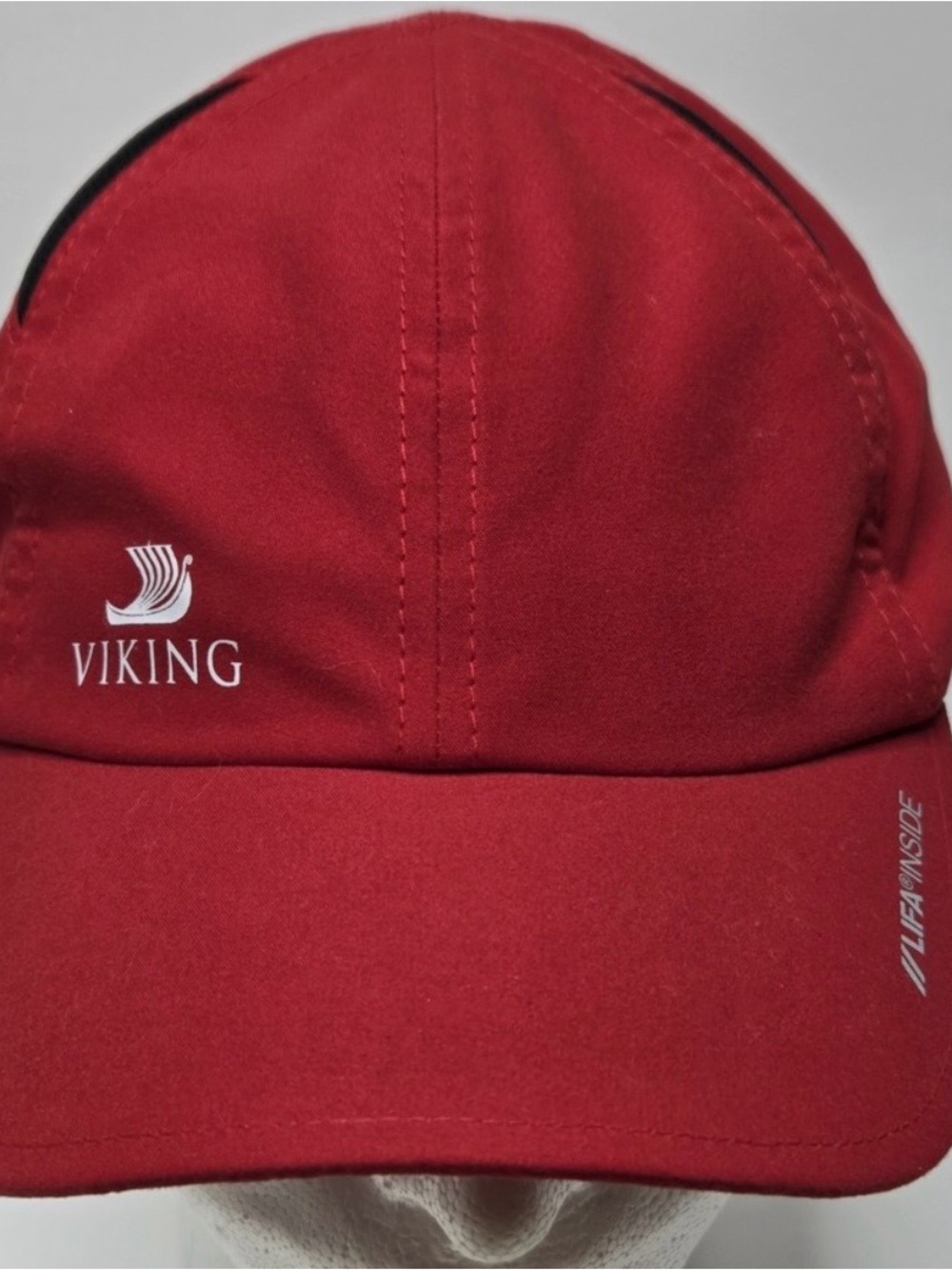 Helly Hansen Viking Cruises Red Lifa Inside Adjustable Performance Cap Hat OS - Picture 2 of 8
